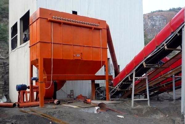 破碎機(jī)生產(chǎn)線除塵器